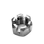 DIN 935 ГОСТ 5918-73 шестигранные прорезные и корончатые